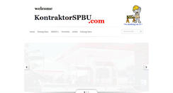 Desktop Screenshot of kontraktorspbu.com